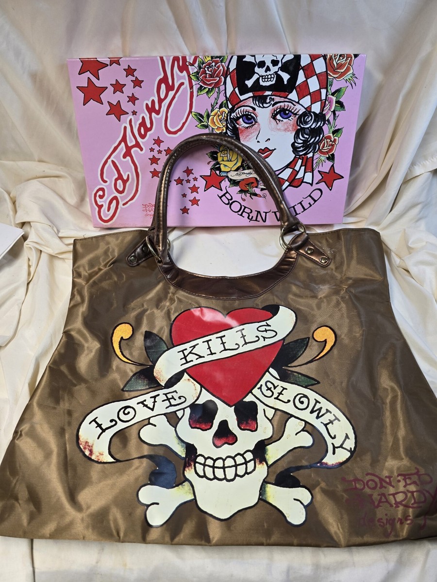 Don Ed Hardy Oversized Brown 