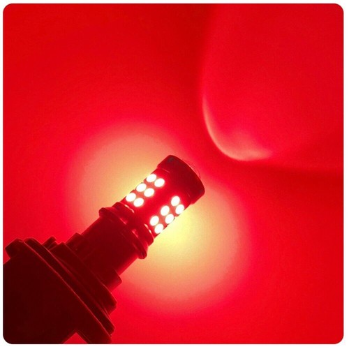 2 x 1157 LED Strobe blinkende Sicherheit Bremse Stop Rück Standlicht Birne hellrot - Bild 3 von 12