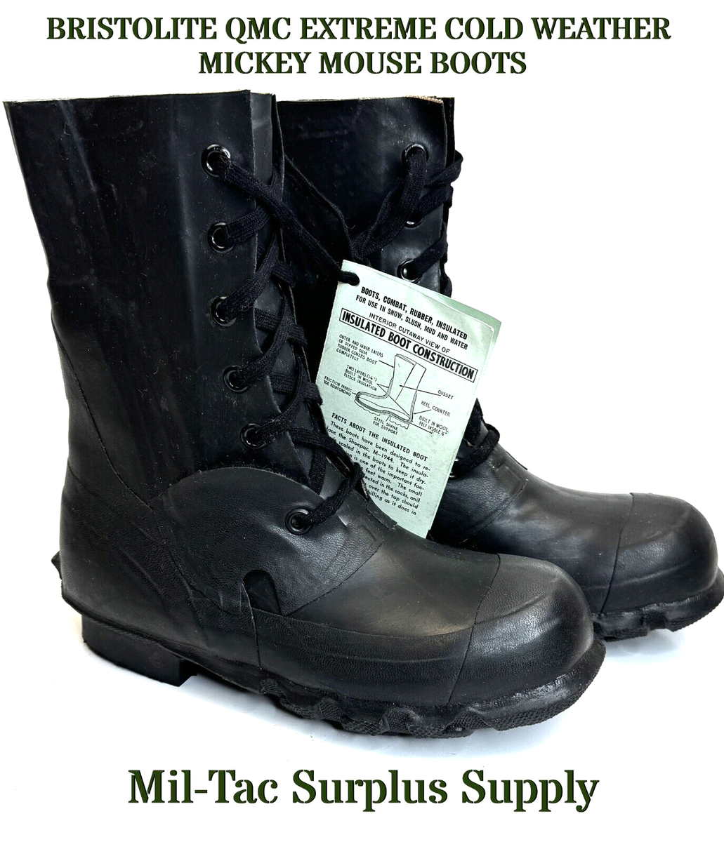 ORIGINAL BRISTOLITE QMC EXTREME COLD WEATHER MICKEY MOUSE BOOTS