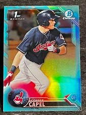 2016 Bowman Chrome 1st PROSPECT ROOKIE TEAL REFRACTOR Conner Capel