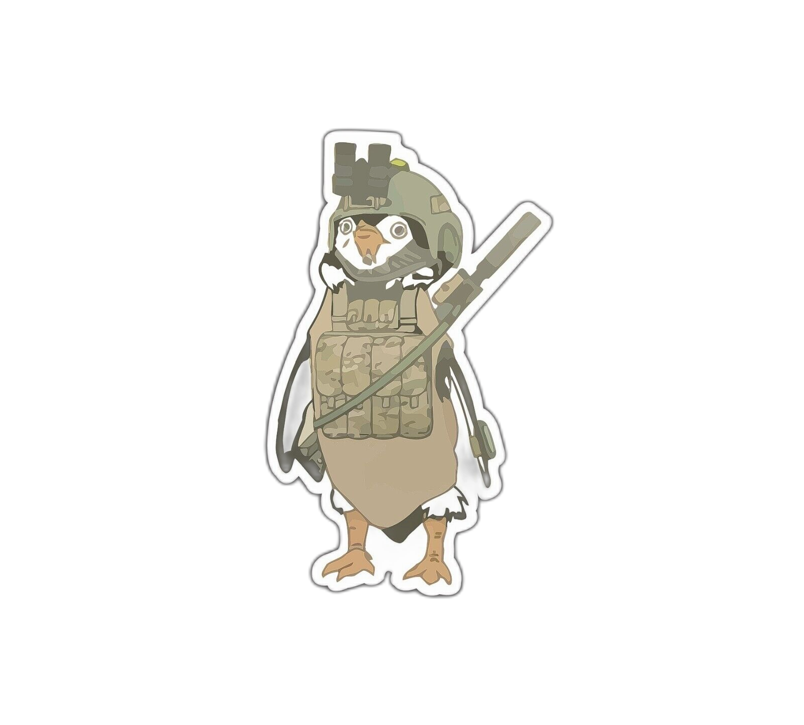Tactical Penguin Sticker Decal