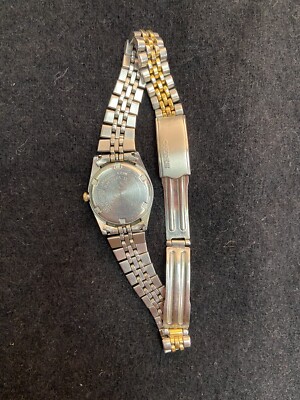 SEIKO LADIES 2 TONED WRISTWATCH CA 00611 Vintage SEIKO Ladies Two Tone Round Watch Expandable Band | eBay main image 3
