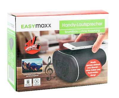 MOBILE SPEAKERS EASYMAXX Wireless Boom Lautsprecher 3W Für Smartphone