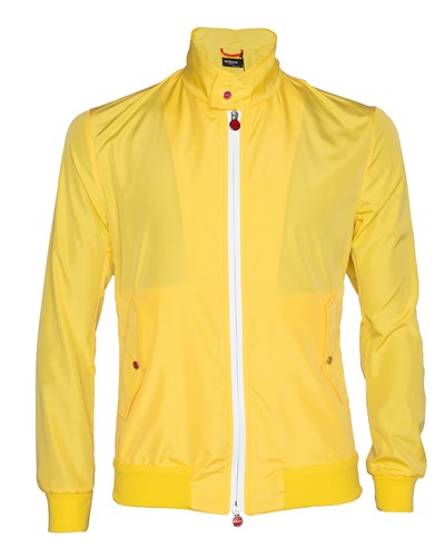 NWT KITON BOMBER JACKET solid yellow 