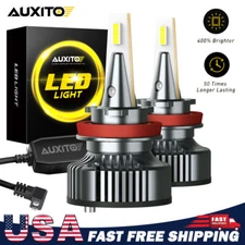 AUXITO H11 LED Headlight Low Beam Bulbs kit 6500K White Conversion Super Bright