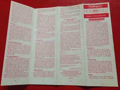 Vintage 1993 Standard Edition Monopoly Instructions Rule Booklet Book Guide