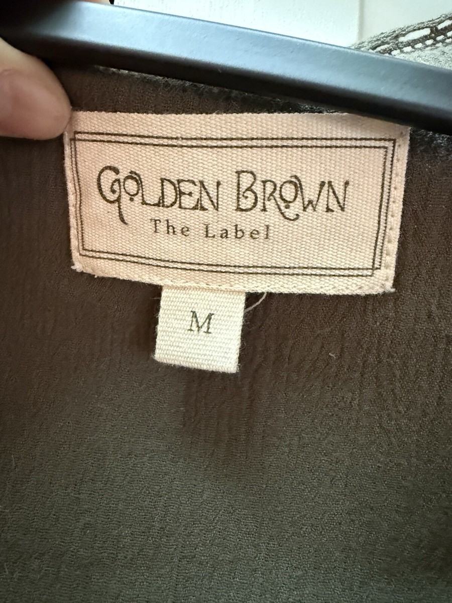 golden brown the label dress Goin' to California Dress ~ Nouveau – Golden Brown The Label main image 1