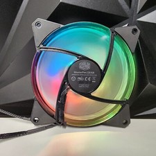 Pack of 3 Cooler Master MasterFan 120AB ARGB 120mm Silent Computer Case Fan