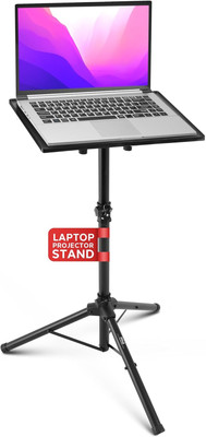 -PRO Universal Laptop Projector Tripod Stand - Computer, Book, DJ Equipment Hold