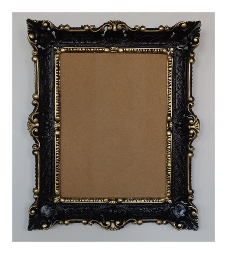 Bilderrahmen Schwarz Gold