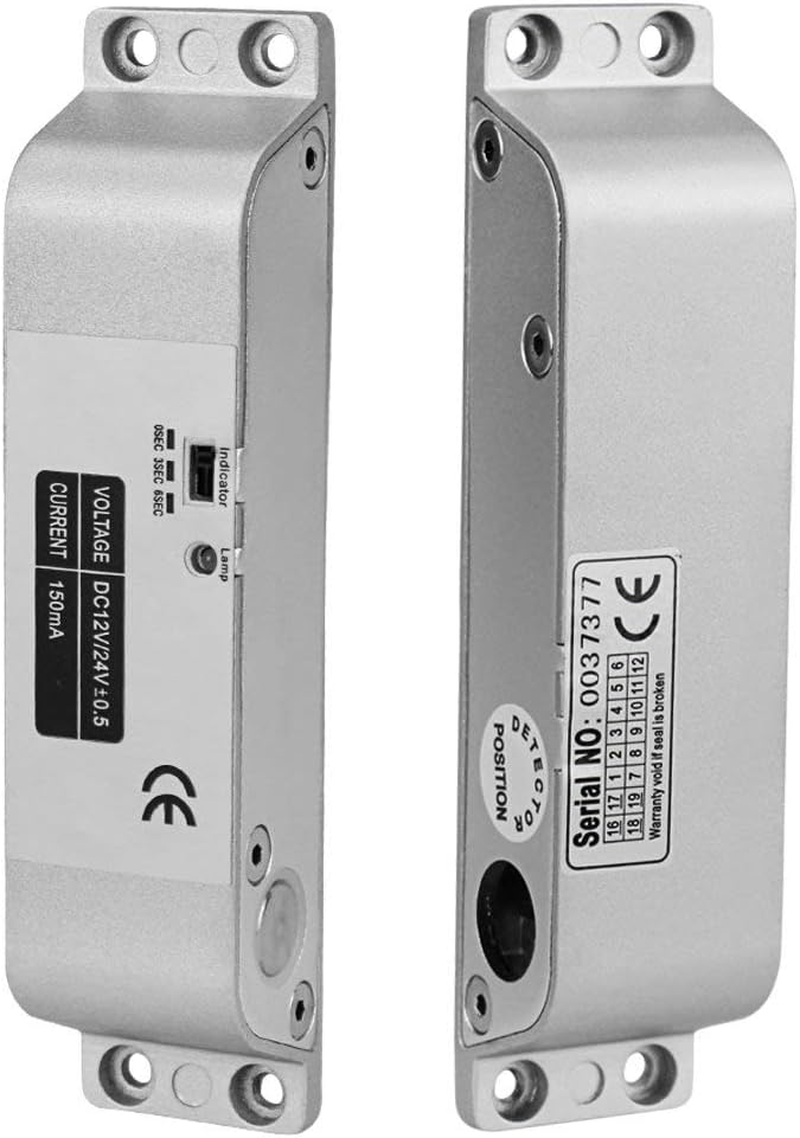 12V LIBO Electric Drop Bolt Lock Fail Safe NC Mode for Security Doors