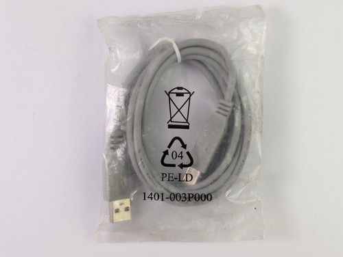 New Old Stock! USB Printer Cable Type A to Type B USB2.0 1,5m Grey - Photo 2/3