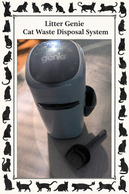 Litter Genie Cat Waste Disposal  - scoop, dump, seal in odor, empty conveniently