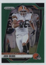 2024 Panini Prizm Green Prizm Josh Cribbs #72 08o7
