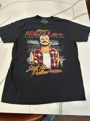 2026 MORGAN WALLEN STILL THE PROBLEM OFFICIAL TOUR SHIRT LARGE BLACK NEW from AL