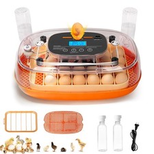 Incubators Hatching Eggs 24 Egg Incubator Automatic Egg Turner W/ Humidity