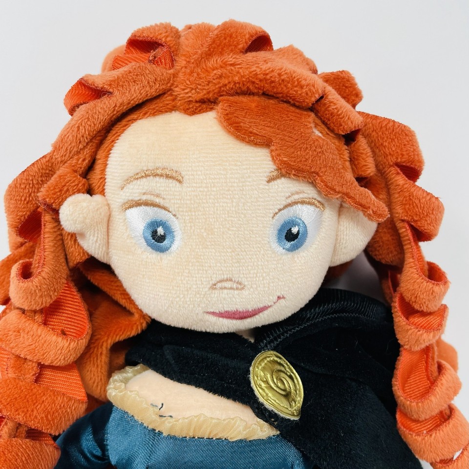 Disney Store Brave Merida Princess Plush Doll 20” w/ Cape Stuffed Toy ...