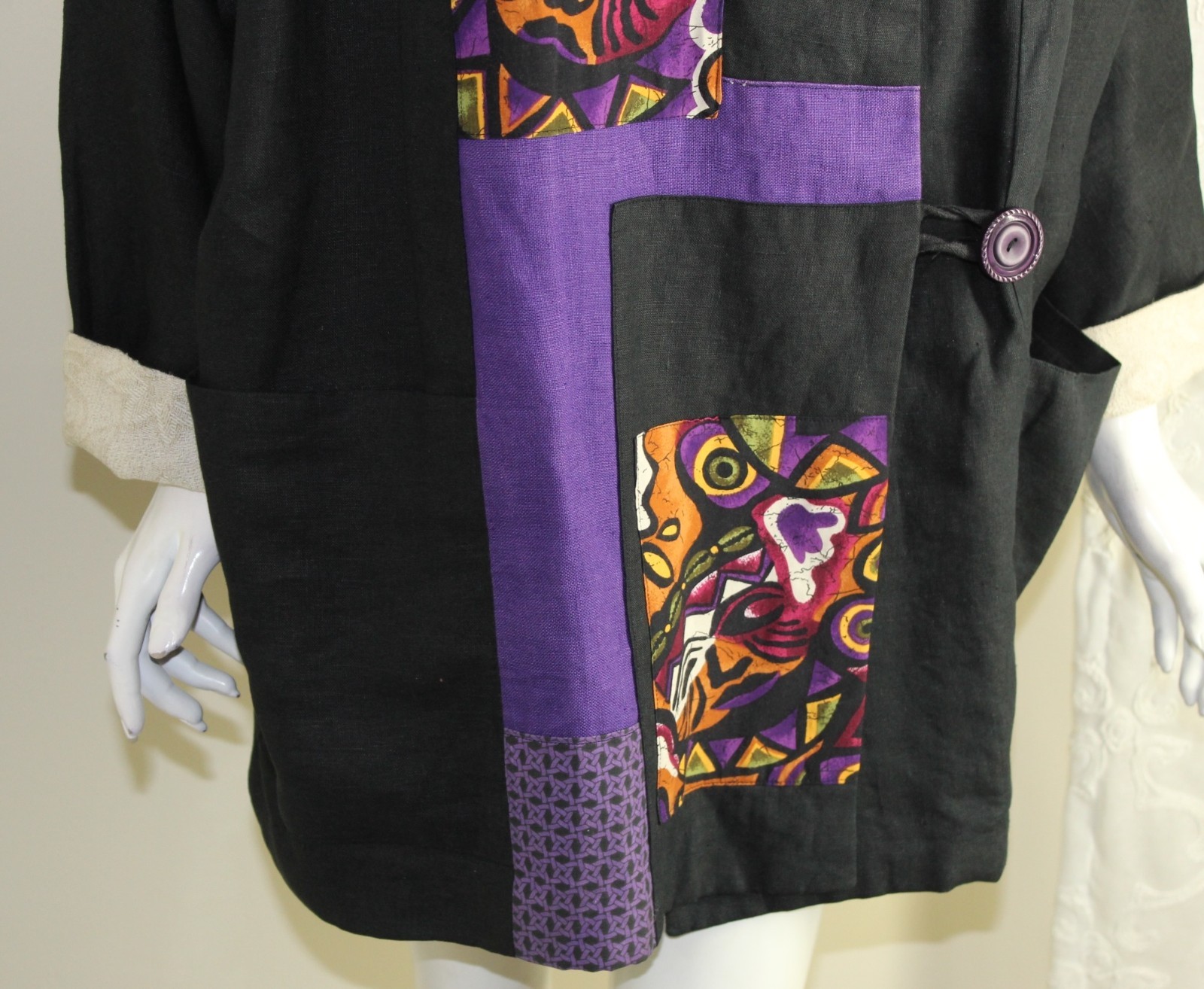 AMAZING HandMade Art Patchwork Reversible Egypt K… - image 8