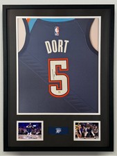 Luguentz Dort Signed Nike Jersey Framed W/ PSA COA Oklahoma City Thunder Auto