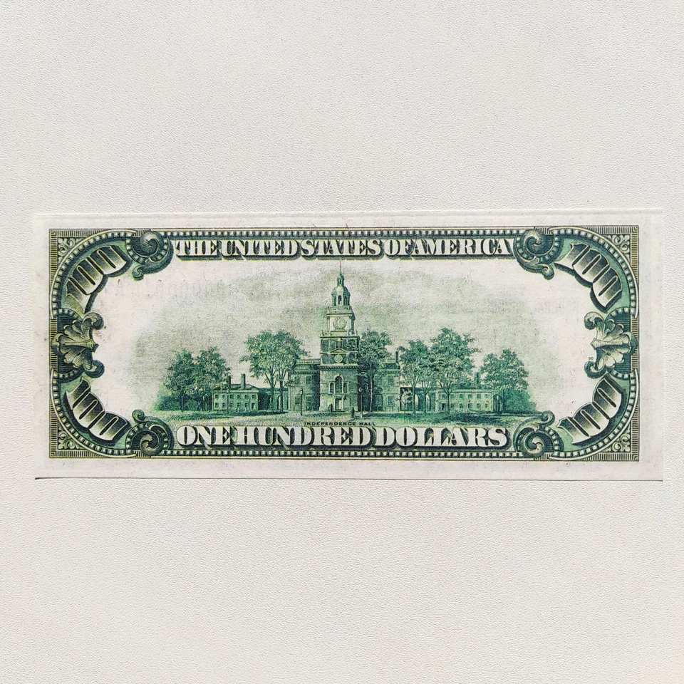 100 Dollars 1929 Federal Reserve Reproduction Bank Note Fr US# 1890 US P# 399 - Image 4 of 4