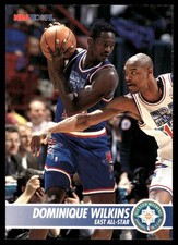 Dominique Wilkins 1994-95 Hoops #236 Hawks NBA READ FREE SHIPPING AutographDen