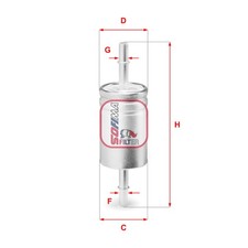 SOFIMA S 3740 B Kraftstofffilter für ALFA ROMEO,FIAT