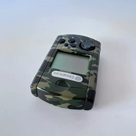 SEGA Dreamcast Camo Camouflage Visual Memory Unit VMU HKT-7000 Complete Box Set
