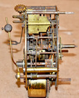 Antique Seth Thomas 8 Day Time Strike Clock Round  Movement Outside Count Wheel — photo 2