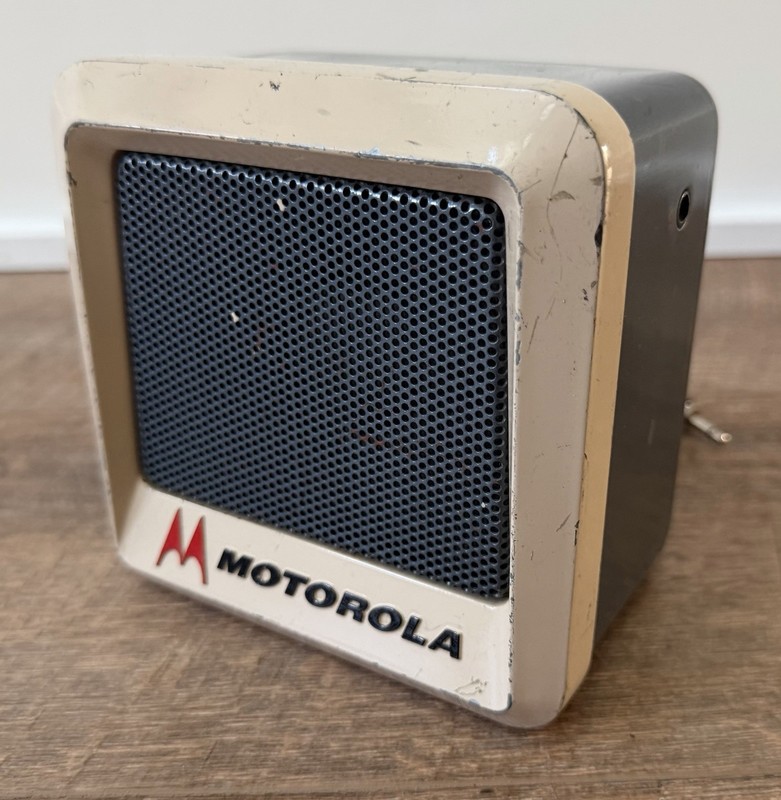 VTG Motorola TSN6000A-1 External Metal Speaker - HAM Amateur CB Radio