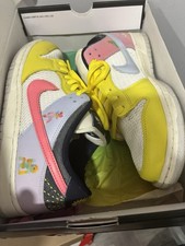 Nike Yellow White Pink Light Blue Mens Low To...
