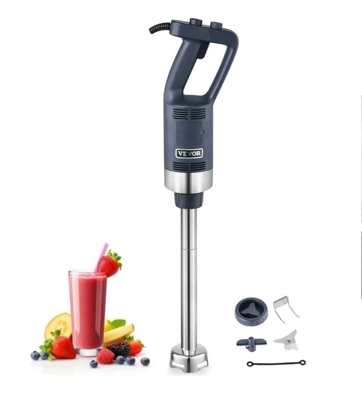 VEVOR Commercial Immersion Blender 500W 16" Heavy Duty Stick Blender
Opens in a new window or tab