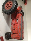 Vintage 1950s Hubley Kiddie Die Cast Tractor With Manure Spreader Trailer USA 5" — photo 8