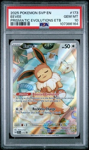 Pokémon TCG Eevee 173 Sv: Scarlet & Violet Promo Holo PSA 10