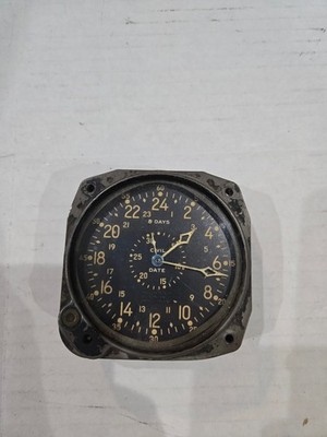WW2 aviation aircraft Waltham Watch Co CDIA day cockpit clock