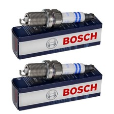 2x BOSCH Zündkerze Doppelplatin für Audi A6 4F2 C6 3.2 FSI quattro Saab 9-3