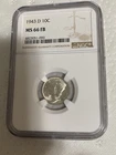 1943-D Mercury Dime | NGC MS66FB