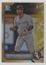 2022 Bowman Draft Chrome Gold Refractor 35/50 Jordan Sprinkle #BDC-183 s3g