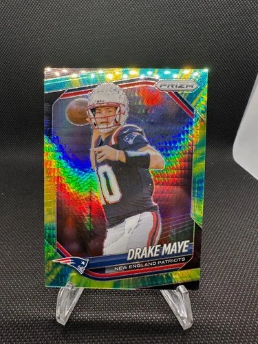 2025 Panini Drake Maye Hyper Prizm BOOKEND 200/200 🔥🔥