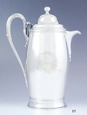 Antique Interesting Rare 1799 English Georgian Sterling Silver Pot or Pitcher