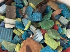 mosaic tile - glass, many colors, bulk, 10 lbs., make an offer
