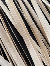  W0.5 x L 100cm 100pcs Bamboo Strips DIY Craft Weaving Basket