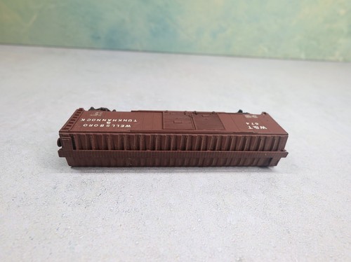 Atlas Spur N 50' DD Box Car Wellsboro & Tunkhannock W&T #674 Knuckle Couplers - Bild 6 von 6