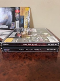 Sega Saturn Devil Summoner Soul Hackers Box With Instruction Manual Game Softwar