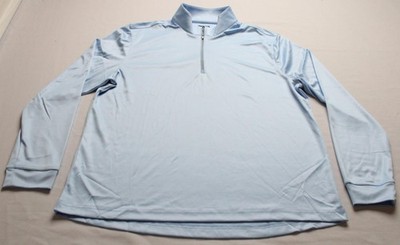 Greg Norman Collection Men's Clubhouse Pullover EH6 Blue Haze Heather Large