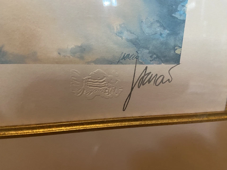 Jerry Garcia 石版画“蜗牛花园”美术印刷品 Grateful Dead 罕见 347/500 — 第 2/4 张图片