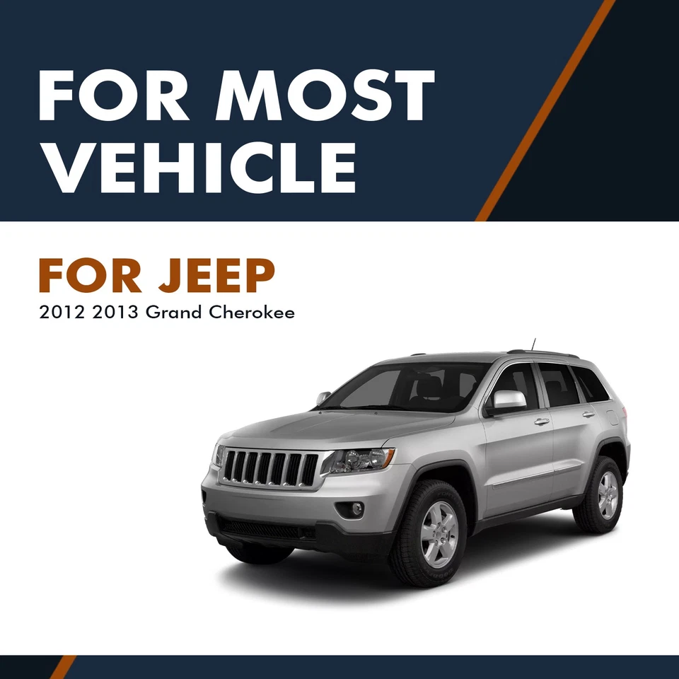 4P Front 330mm-Rear 330mm Drilled Brake Rotors For 2012 2013 Jeep Grand Cherokee - Image 2 of 4