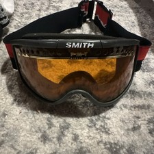 Smith Snow Ski Snowboarding Goggles Black Frame Anti Fog Inner Lens Unisex Adult