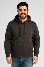 FELPA UOMO DATCH FELPATA FULL ZIP TASCHE CAPPUCCIO ART. DM9084