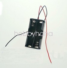NEW 5pcs Battery Holder Box Case w/Wire 2 X AA 3V