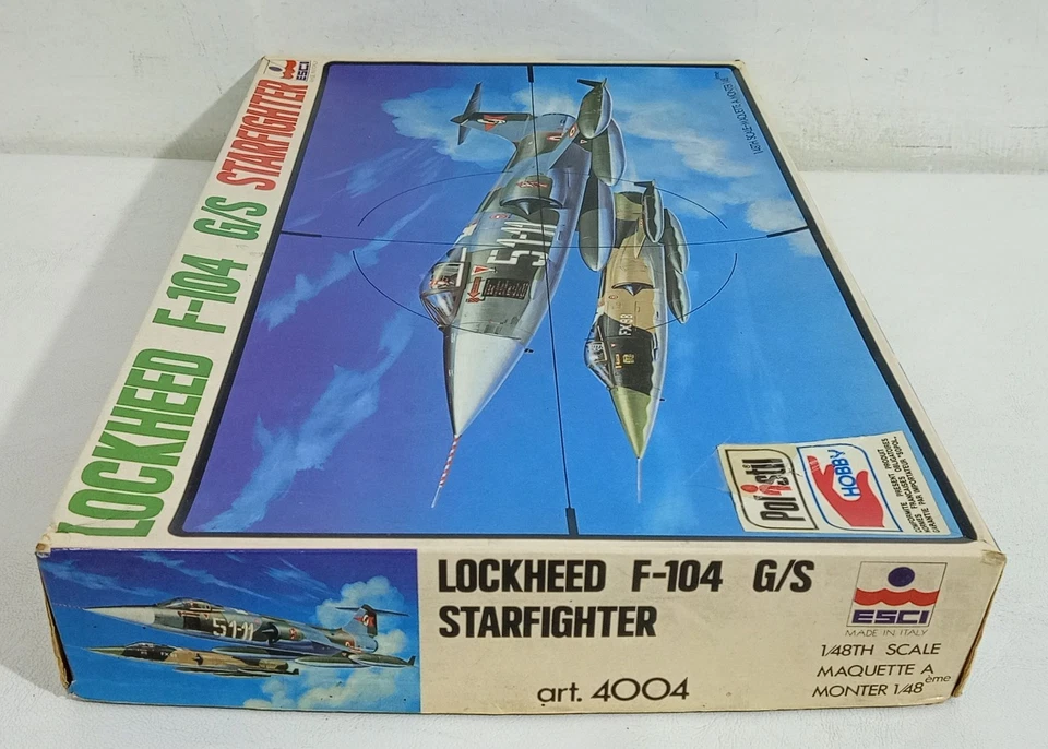 I135526 KIT ESCI 1/48 n. 4004 - Aereo Lockheed F-104 G/S Starfighter - Immagine 2 di 4